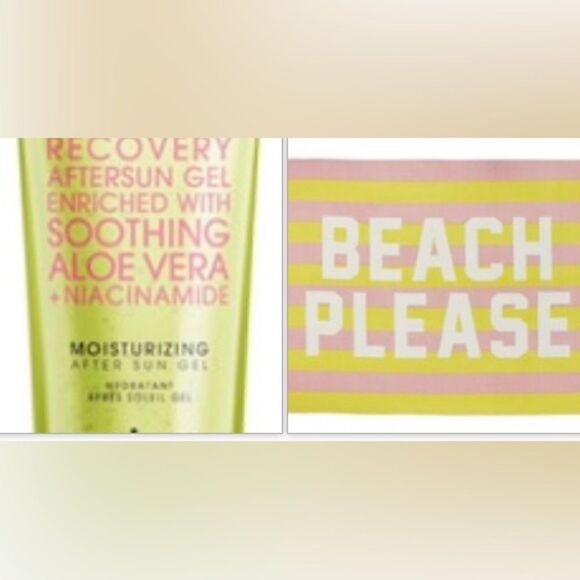 🔥Bundled: Beach please beach towel/rapid recovery after sun gel - Picture 1 of 5